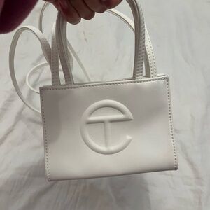 White Telfar Mini Bag